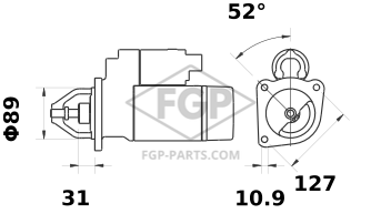Starter motor